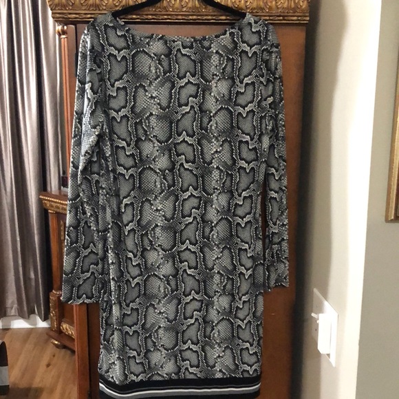 MICHAEL Michael Kors Dresses & Skirts - Michael Kors L snakeskin dress EUC